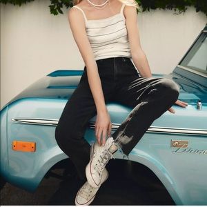 Madewell Perfect Vintage Straight Jean in Lunar